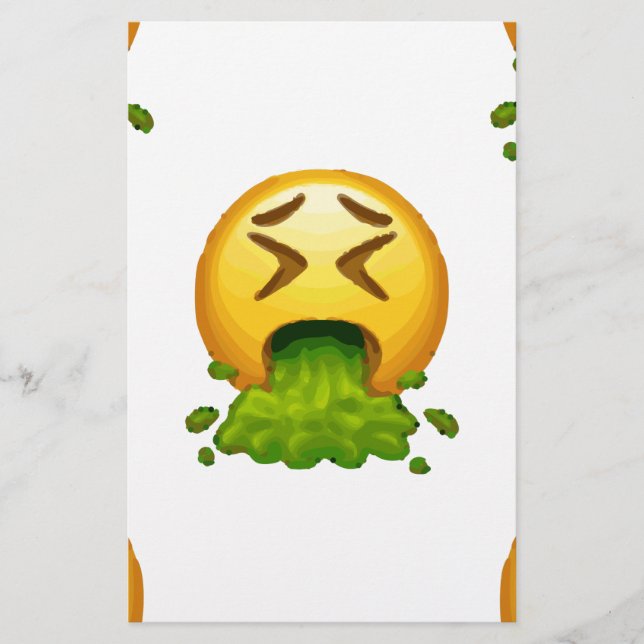 Papeterie puking émoji (Devant)