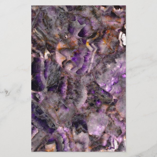 Papeterie quartz pourpre (Devant)