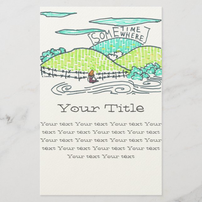 Papeterie Quelque part / Parfois (Devant)