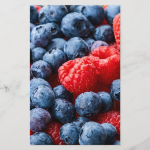 Papeterie Raspberries et Blueberries