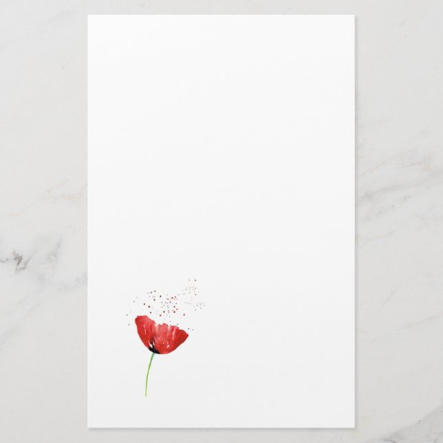 Papeterie Red Poppy (Devant)