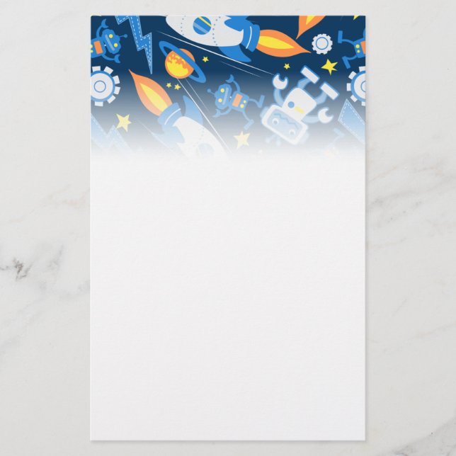 Papeterie Robot spatial (Devant)