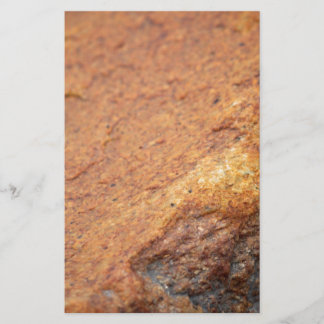Papeterie Rocher de granit couleur rouille