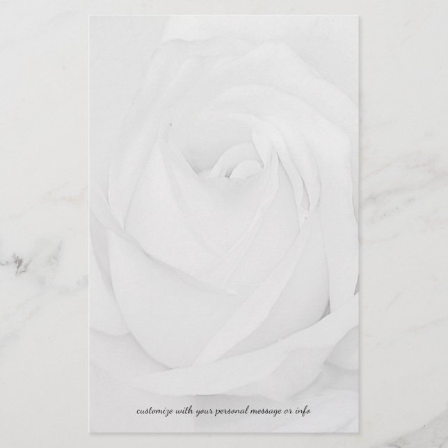 Papeterie Rose blanche (Devant)
