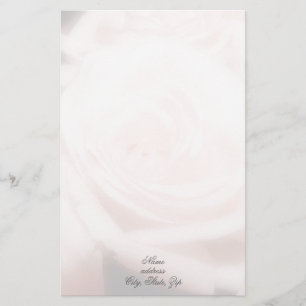 Papeterie Rose de rose stationnaire