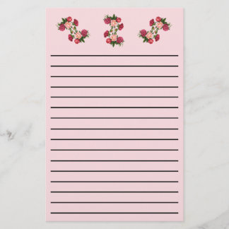 Papeterie rose épaisse