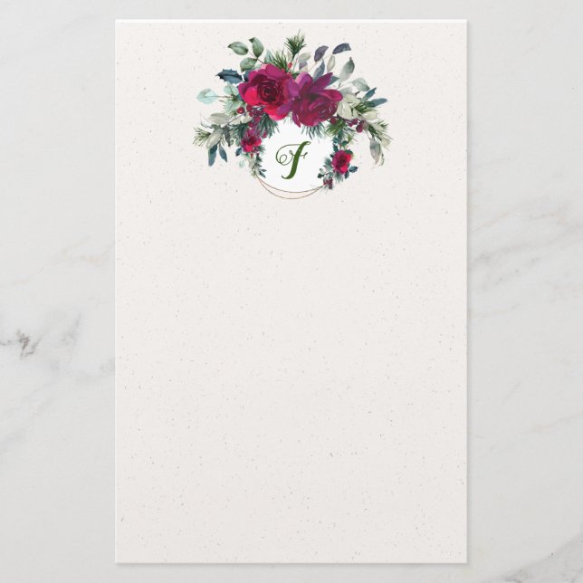 Papeterie Rose et Vacances Holly Elegant (Devant)