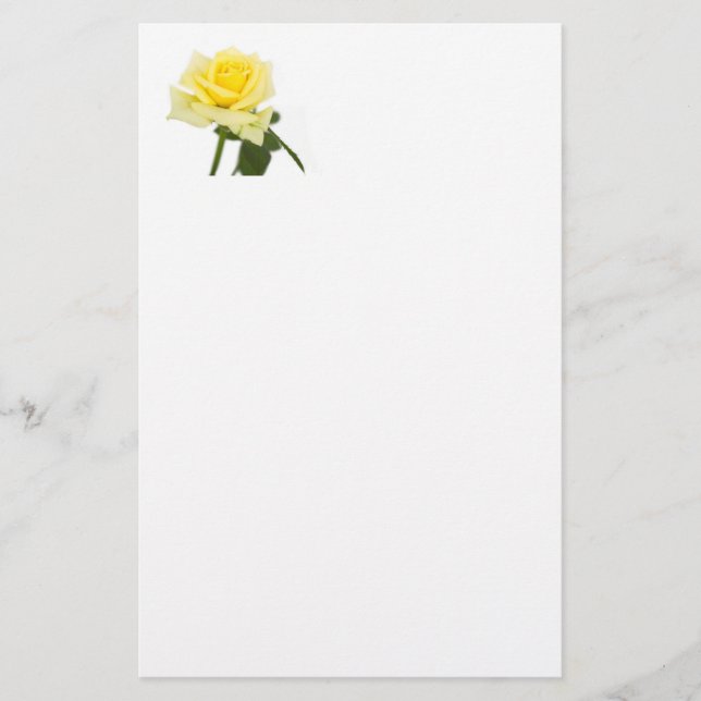 Papeterie Rose jaune (Devant)
