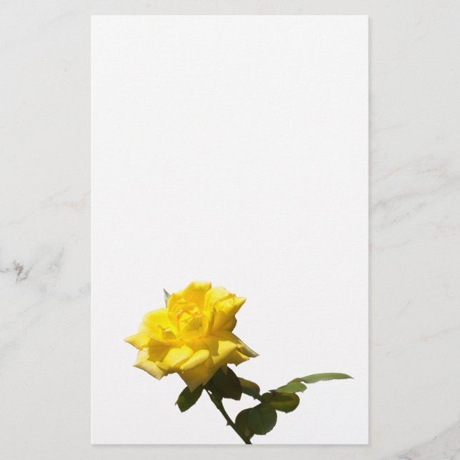 Papeterie Rose jaune (Devant)