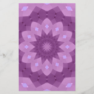 Papeterie Rosette violet et rose