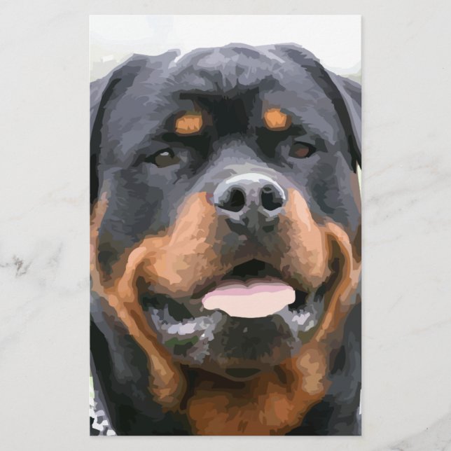 Papeterie rottweiler (Devant)