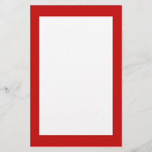 Papeterie rouge simple