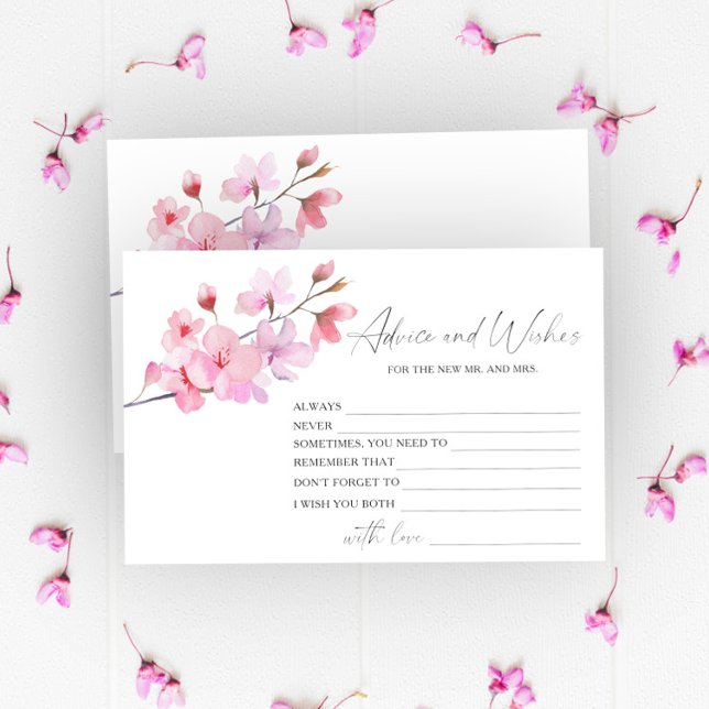 Papeterie Sakura - conseils et souhaits nuptiale douche (Créateur téléchargé)