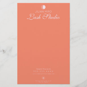 Papeterie Salon moderne Beauté Eyelash Studio