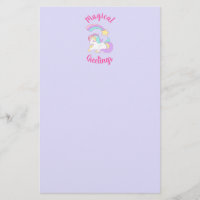 Salutations magiques Unicorne & Star de tir