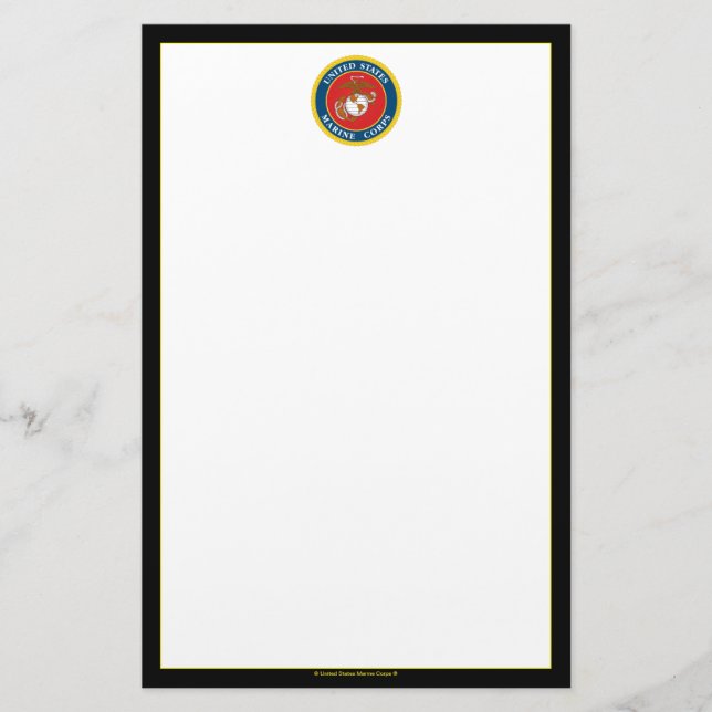 Papeterie Sceau du Corps des Marines - plat (Devant)