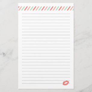 Papeterie Scellé par un baiser papier de la Saint-Valentin