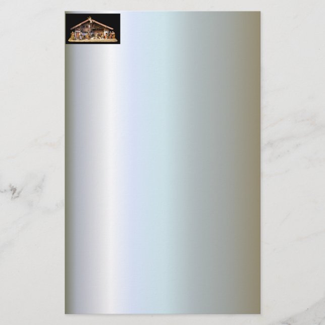 Papeterie Scène de Noël (Devant)