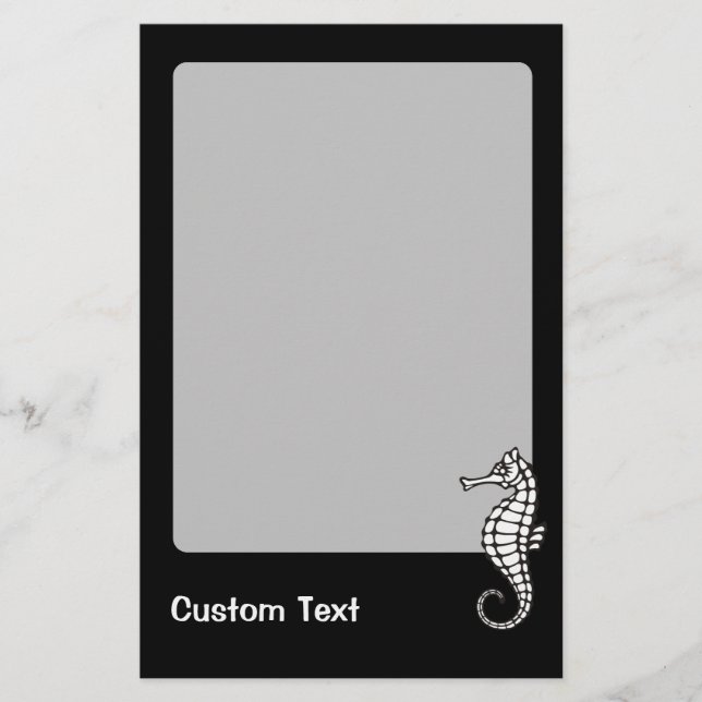 Papeterie Seahorse White (Devant)