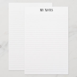 Papeterie Simple Clean Minimalist Dotted Lines personnalise