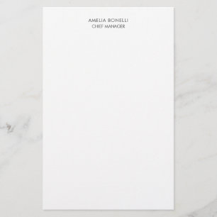Papeterie Simple minimaliste moderne