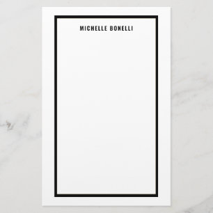 Papeterie Simple minimaliste professionnel