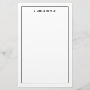 Papeterie Simple minimaliste professionnel moderne