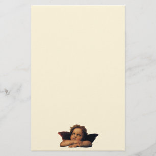 Papeterie Sistine Madonna, détails d'Angels par Raphael Sanz