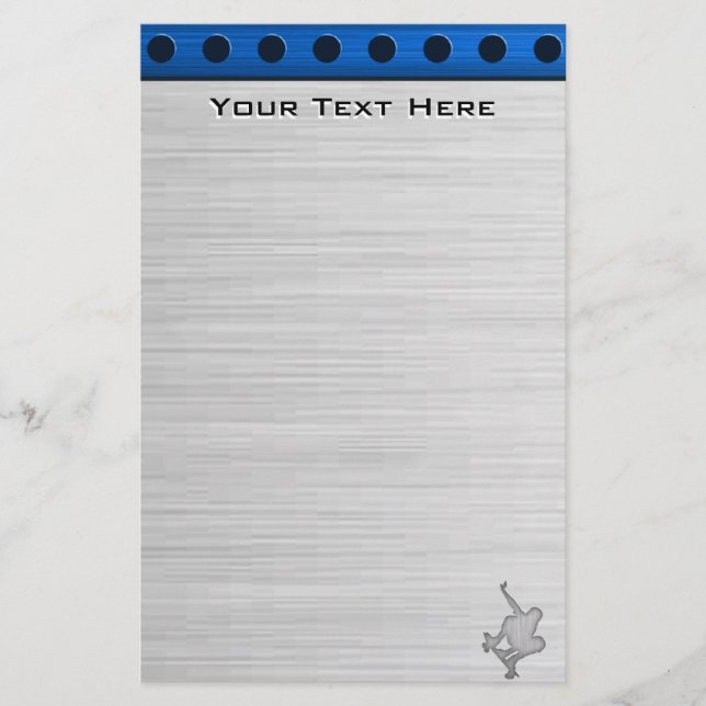 Papeterie Skateboarding balayé de Métal-regard (Devant)