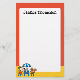 Papeterie Snacktime de Maisy et Cyril à la plage