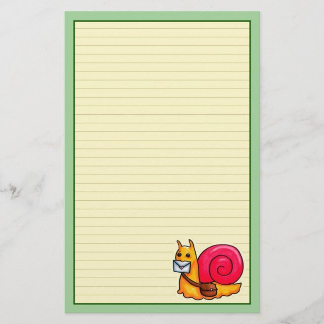 Papeterie Snail mail (Devant)