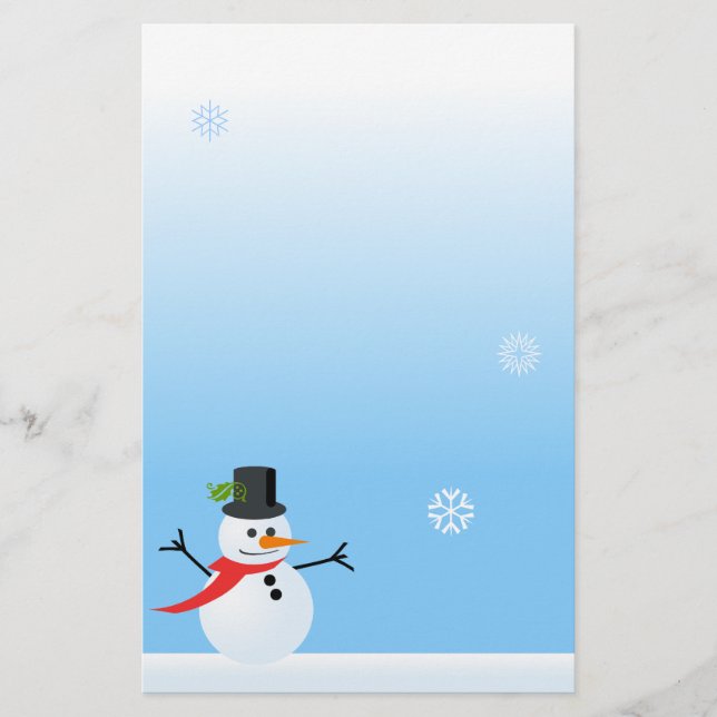 Papeterie Snowman (Devant)