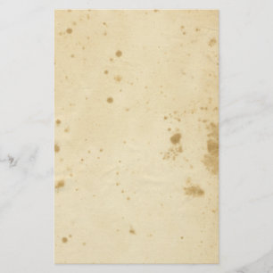 Papeterie souillée par brun antique de blanc