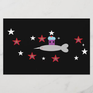 Papeterie Space Cupcake et M. Narwhal