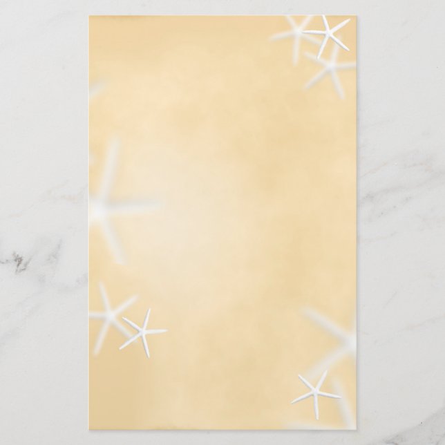 Papeterie Starfish sur papier d'écriture Brown (Devant)