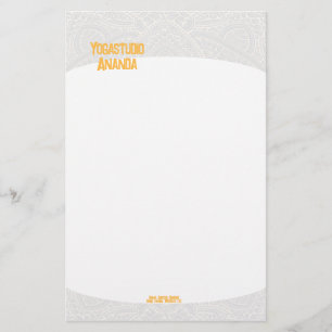 Papeterie Station Yogastudio papier à lettres