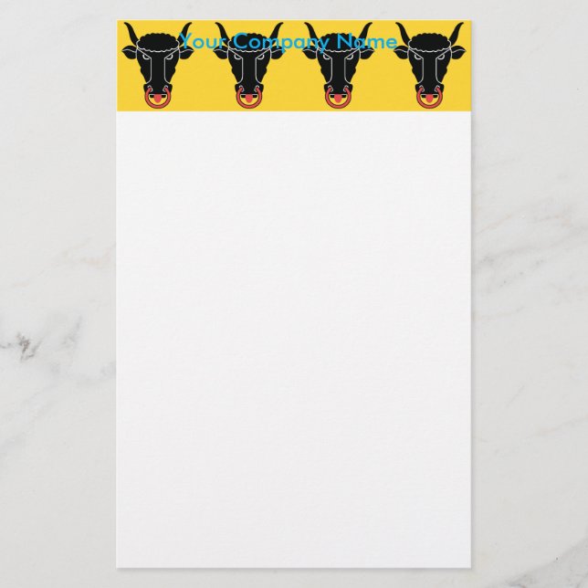 Papeterie Stationery with Flag of Uri canton, Switzerland (Devant)