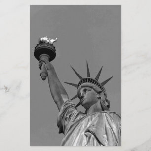 Papeterie Statue de la Liberté noir et blanc New York