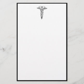 Papeterie Symbole Médicale de Caduceus
