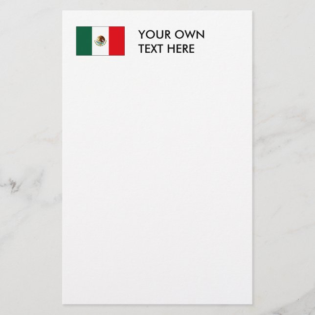 Papeterie T-shirts et cadeaux de drapeau mexicain (Devant)