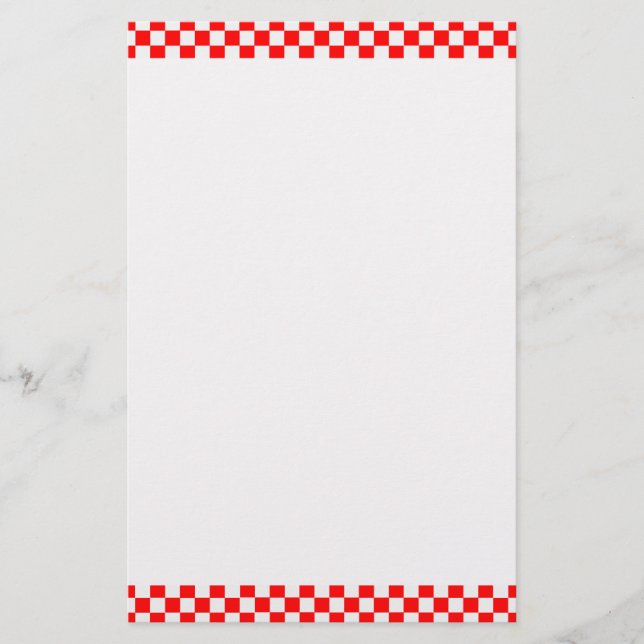 Papeterie Tableau de bord classique rouge et blanc par STayl (Devant)