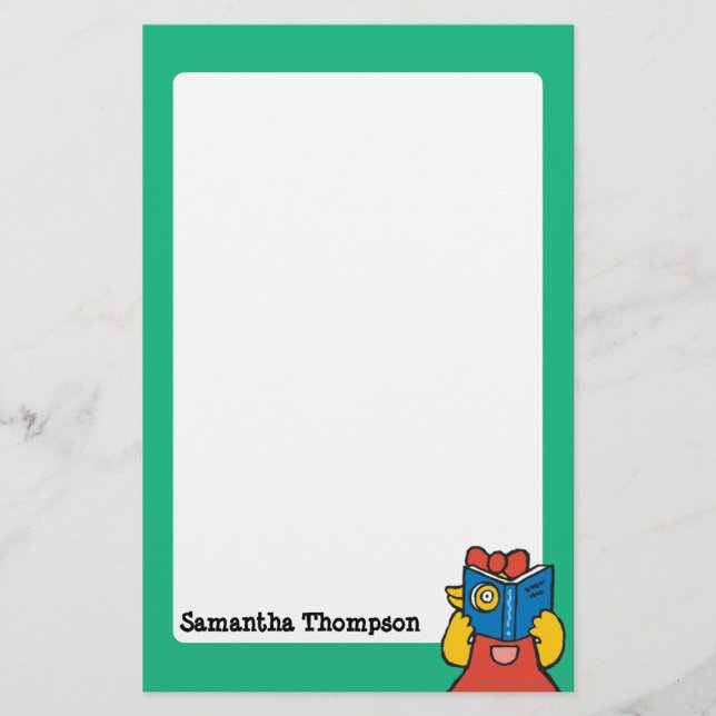 Papeterie Tallulah fait un visage drôle (Devant)