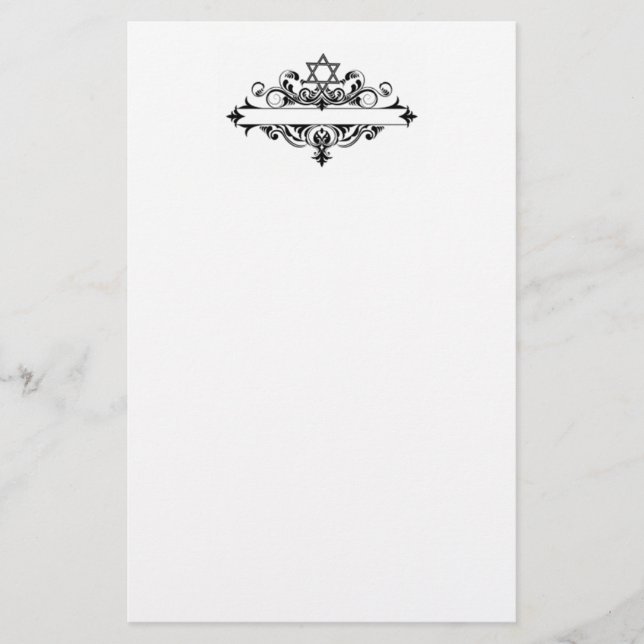 Papeterie Tête juive Vintage (Devant)