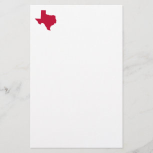 Papeterie Texas en rouge