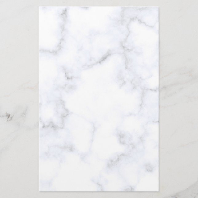 Papeterie Texture Marbre blanc (Devant)