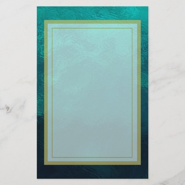 Papeterie Texture verte en verre dépoli (Devant)