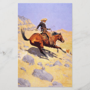 Papeterie The Cowboy (par Frederic Remington)