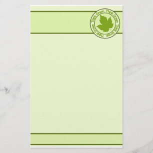 Papeterie THINK GREEN stationnaire, personnalisable