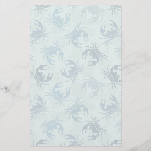 Papeterie Tie Dye Motif De Crabes (Devant)