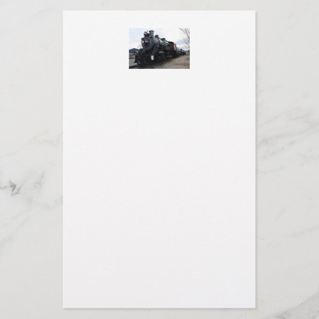 Papeterie Train à vapeur vintage (Devant)